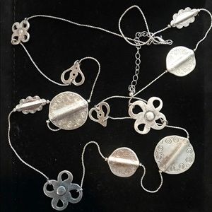 Silver Long Necklace